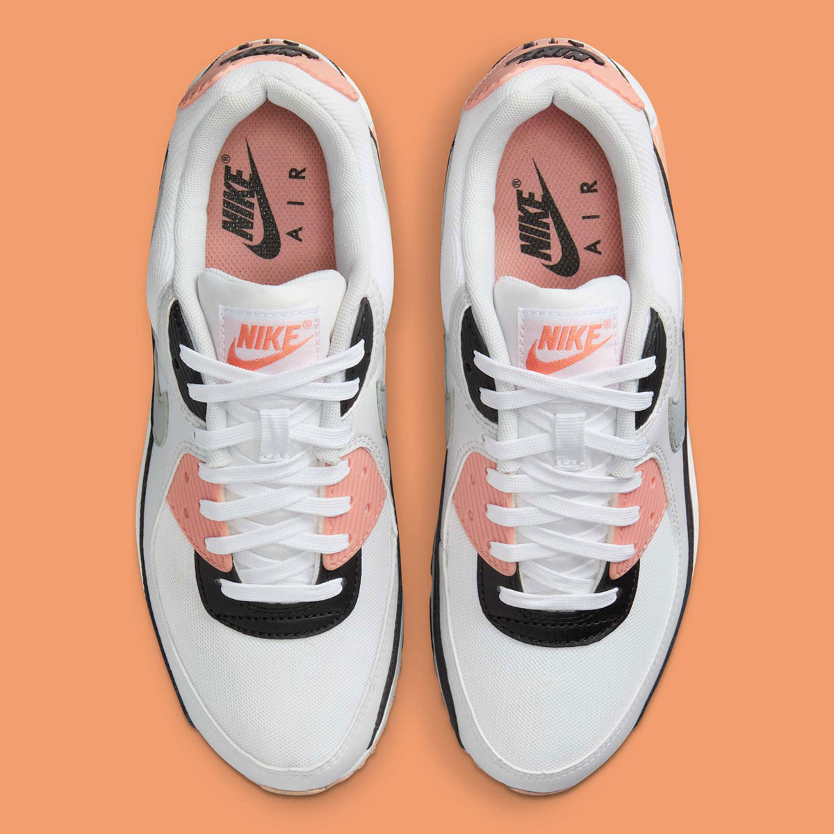 Nike Air Max 90 White Black Photon Dust Melon Tint Dh8010 109 5