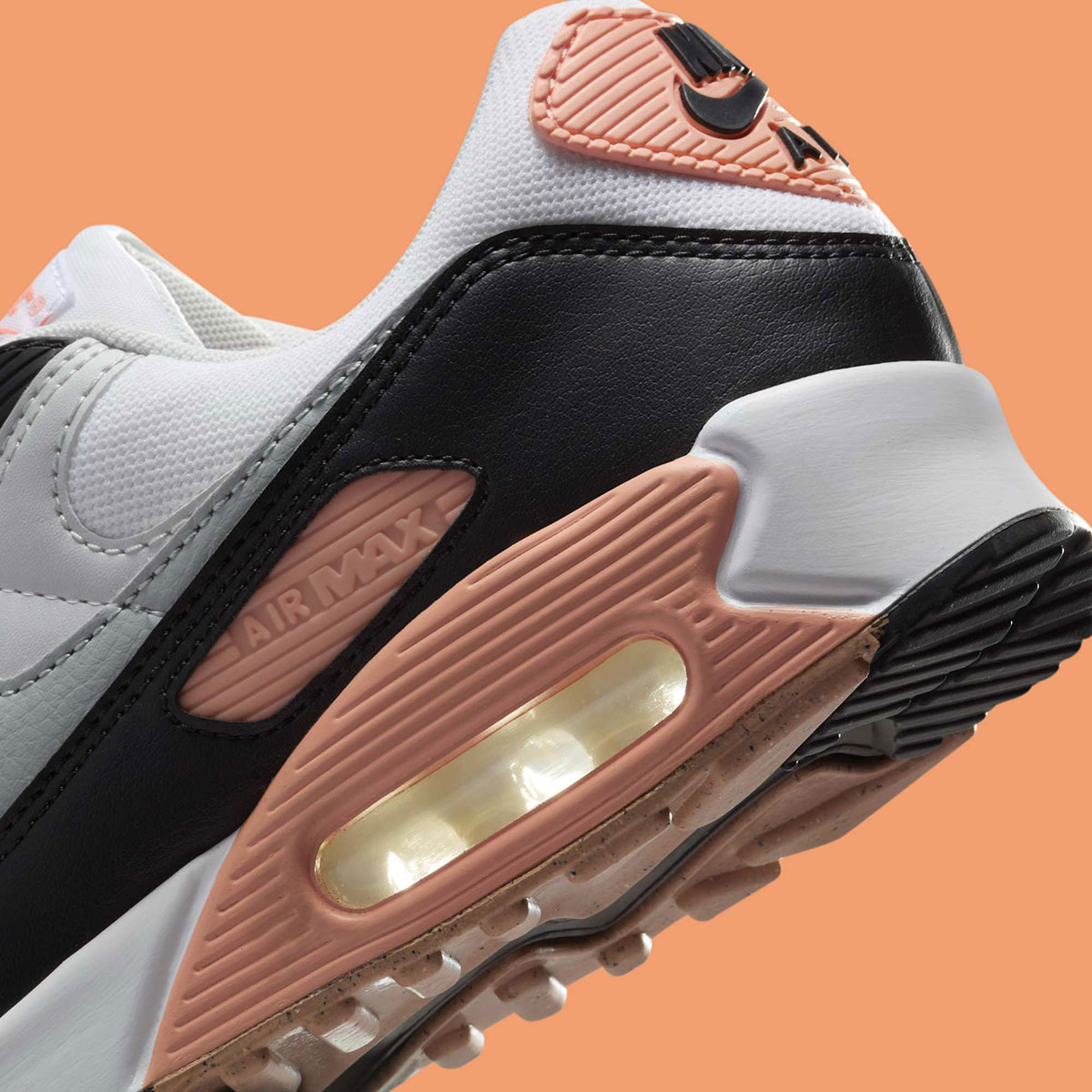Nike Air Max 90 White Black Photon Dust Melon Tint Dh8010 109 7