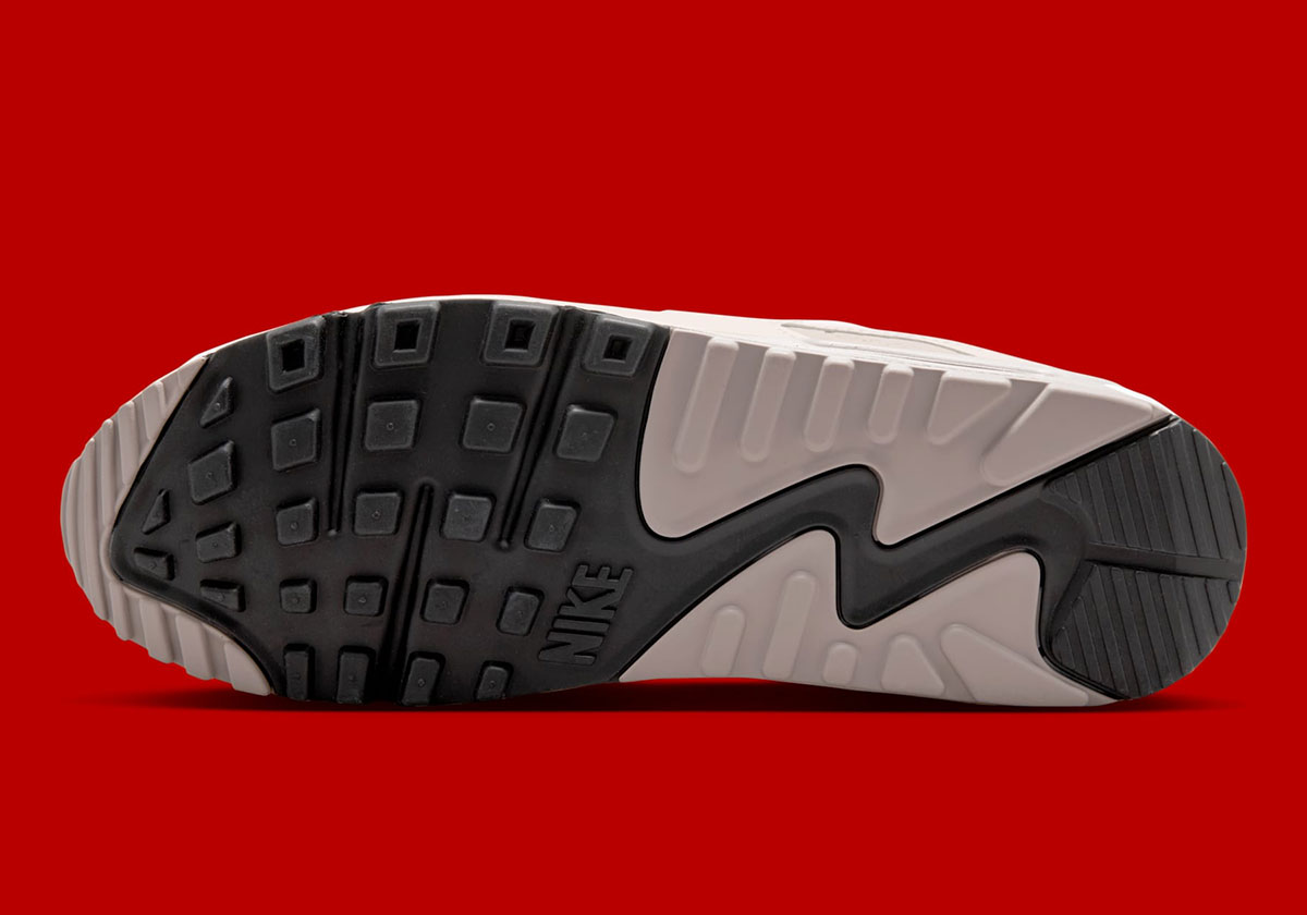 Nike Air Max 90 White University Red College Grey Vast Grey Summit White Dm0029 113 2