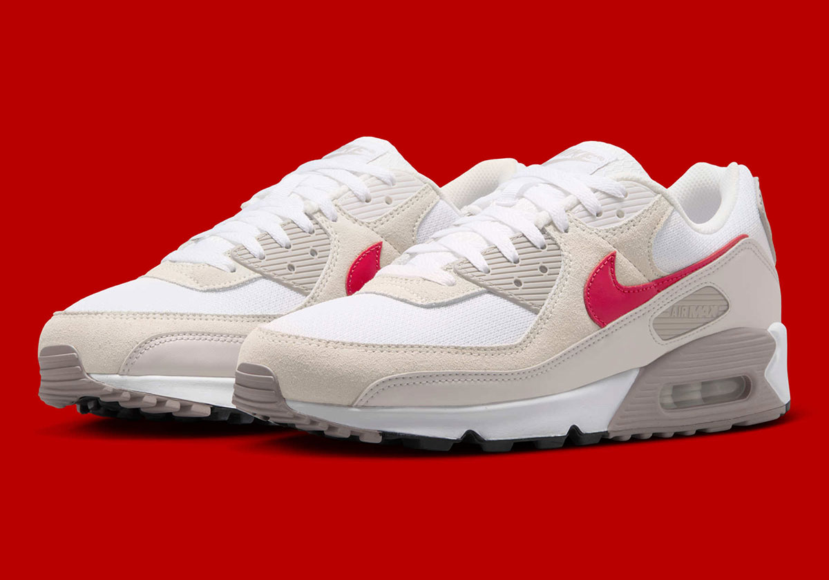 Nike Brings A "University Red" Swoosh To A Versatile Air Max 90