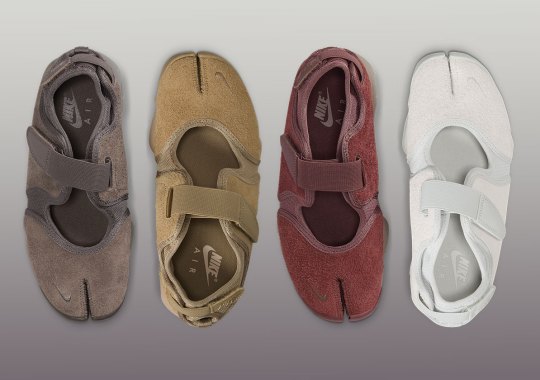 Nike Rolls Out The Fashion-Minded Air Rift For A “Suede Pack”