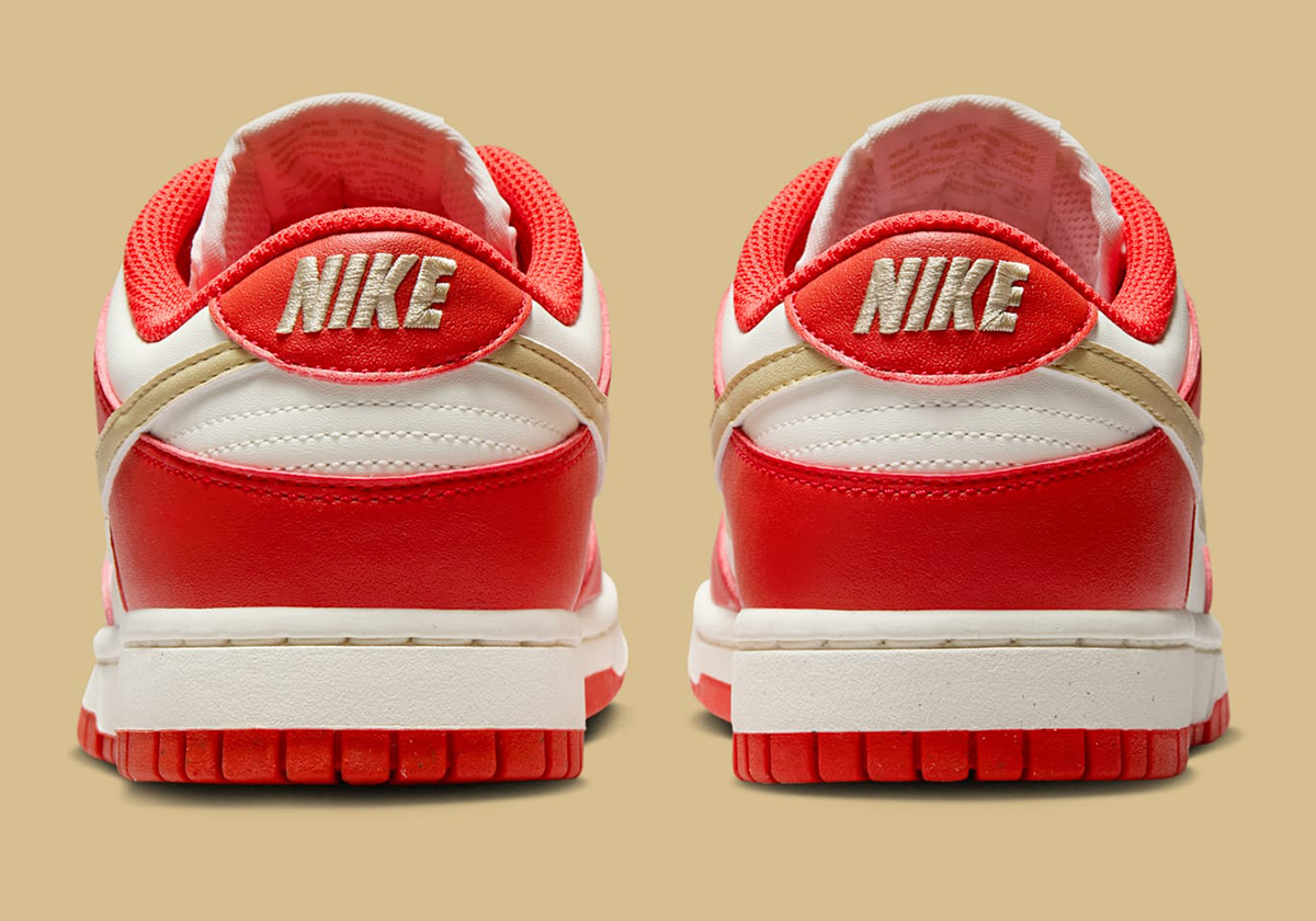 Nike Dunk Low White Light Crimson Dd1873 602 2