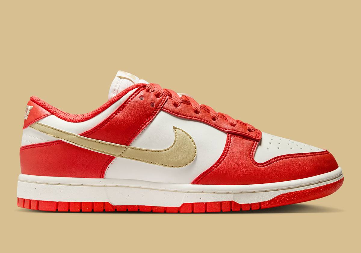 Nike Dunk Low White Light Crimson Dd1873 602 6