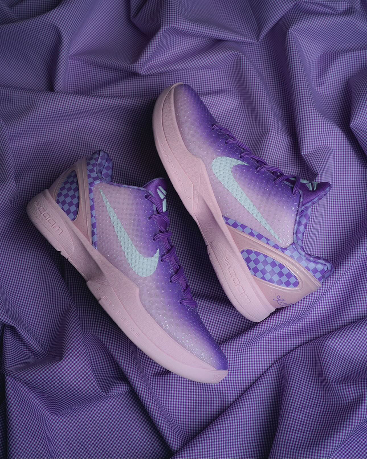 Nike Kobe 6 Protro Purple Checker 1
