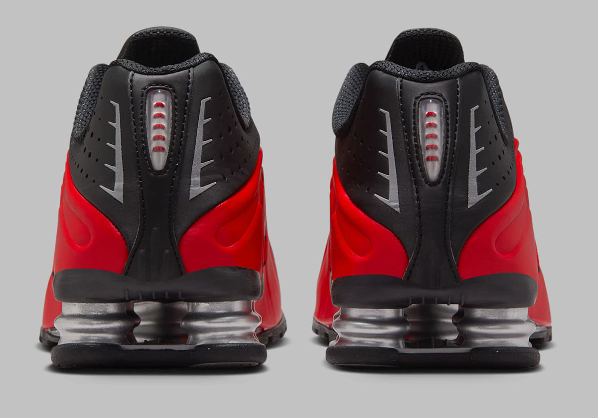 Nike Shox R4 Black Red Hq1988 600 6