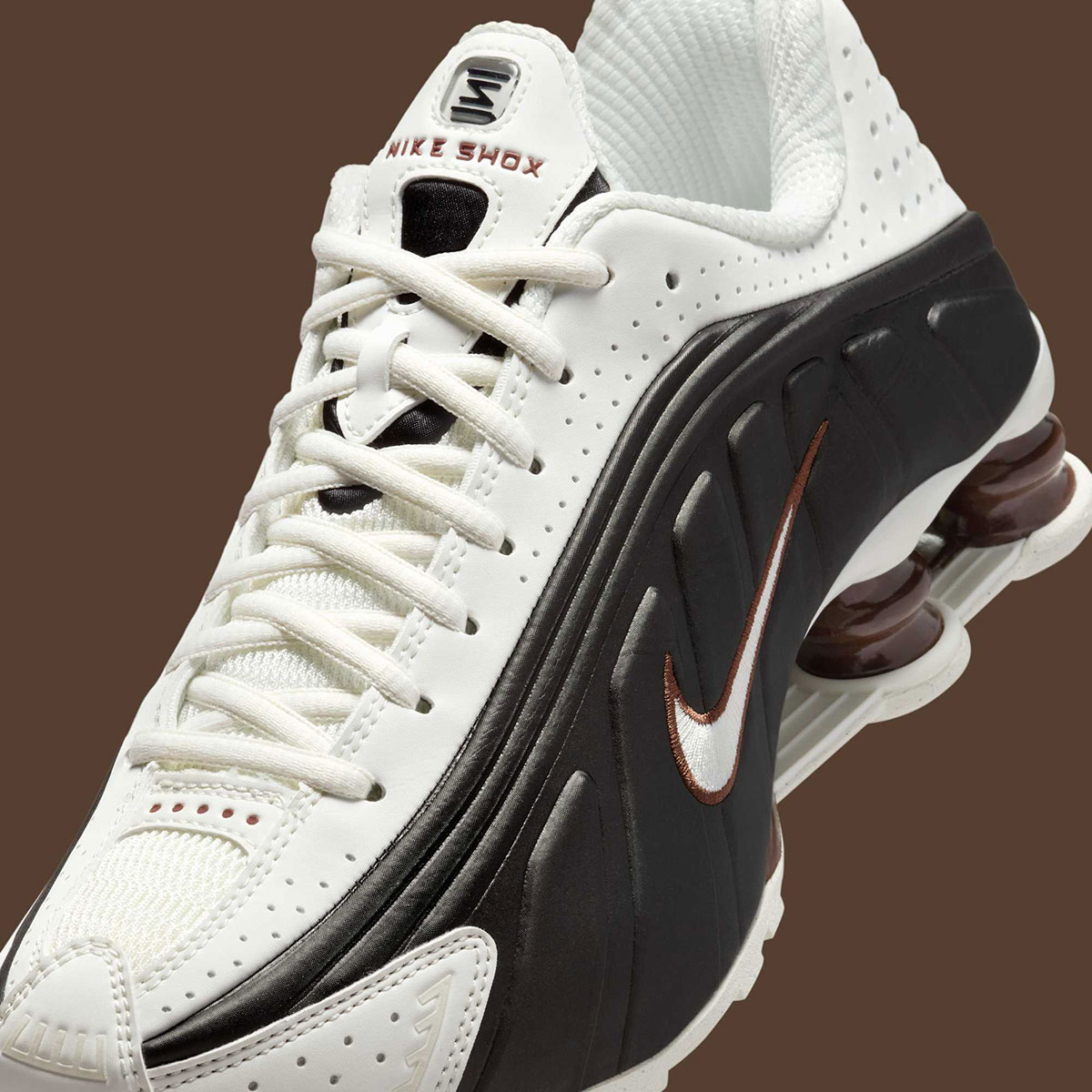 Nike Shox R4 Sail Black Fauna Brown Ar3565 104 9