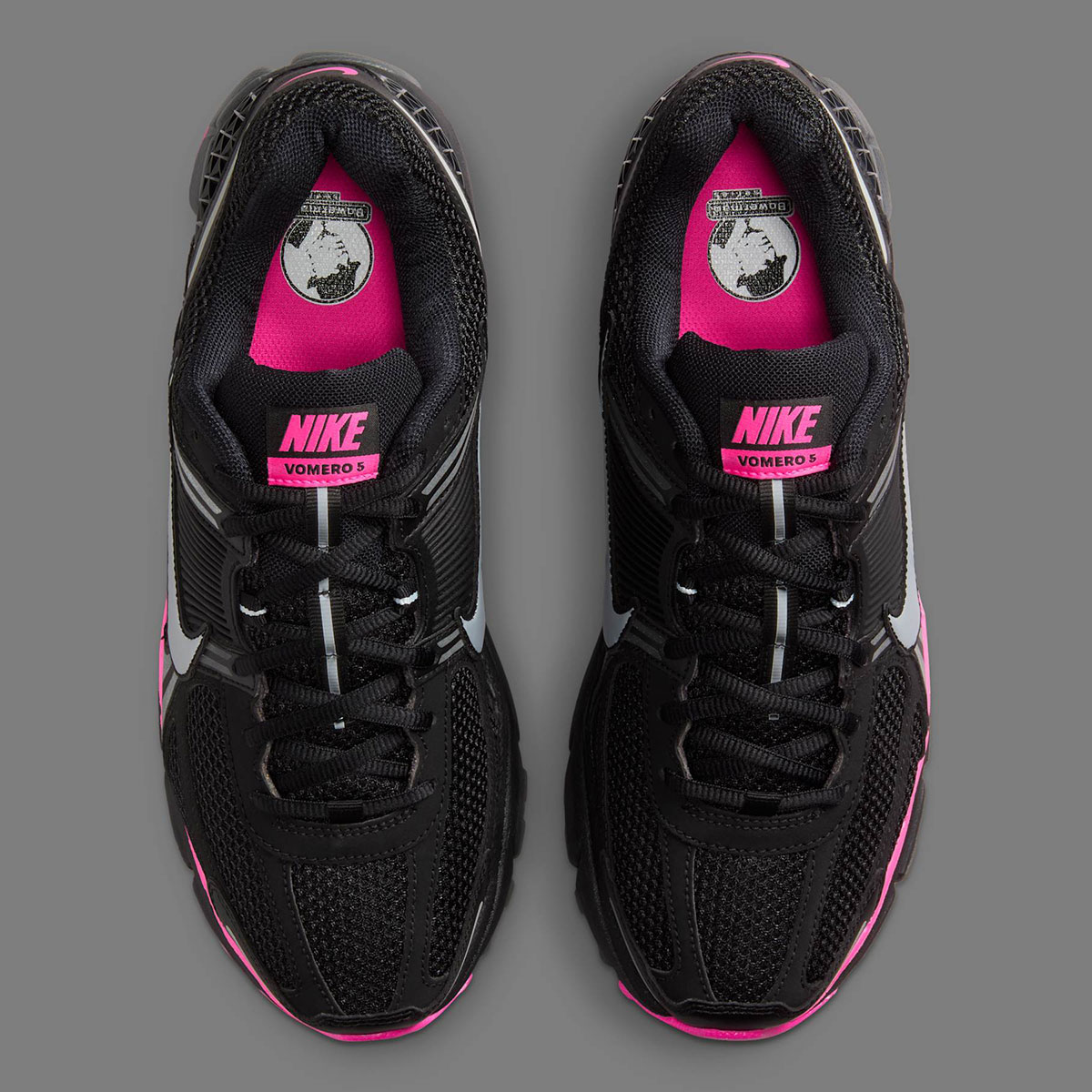 Nike Zoom Vomero 5 Black Metallic Platinum Anthracite Pink Fb9149 004 4