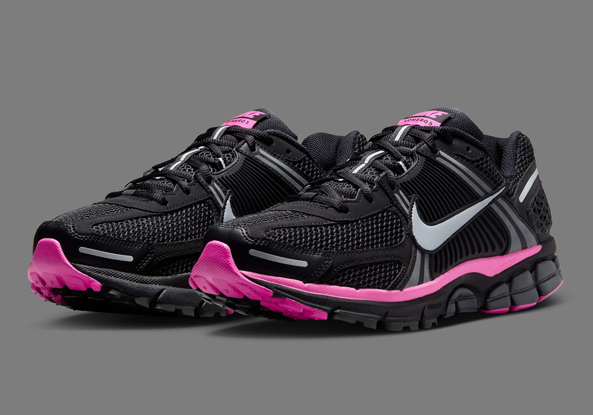 Nike Zoom Vomero 5 Black Metallic Platinum Anthracite Pink Fb9149 004 5