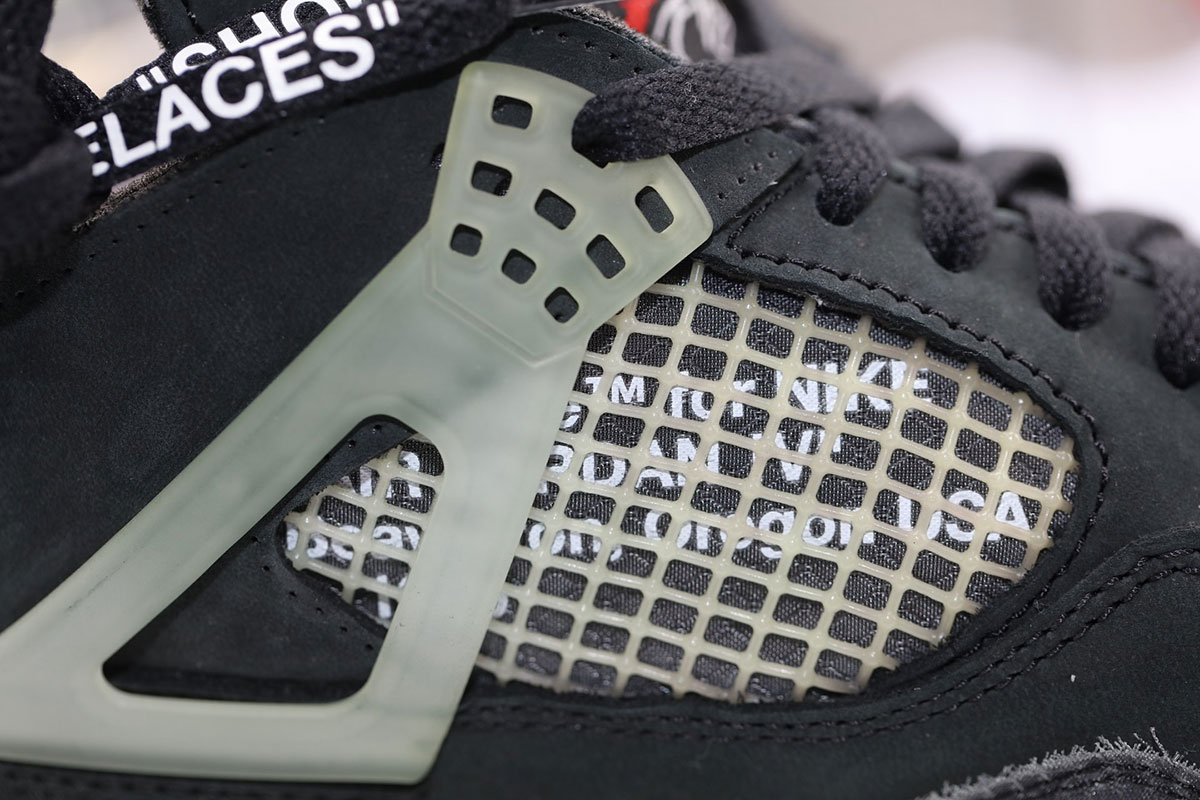 Off White Air Jordan 4 Bred 6
