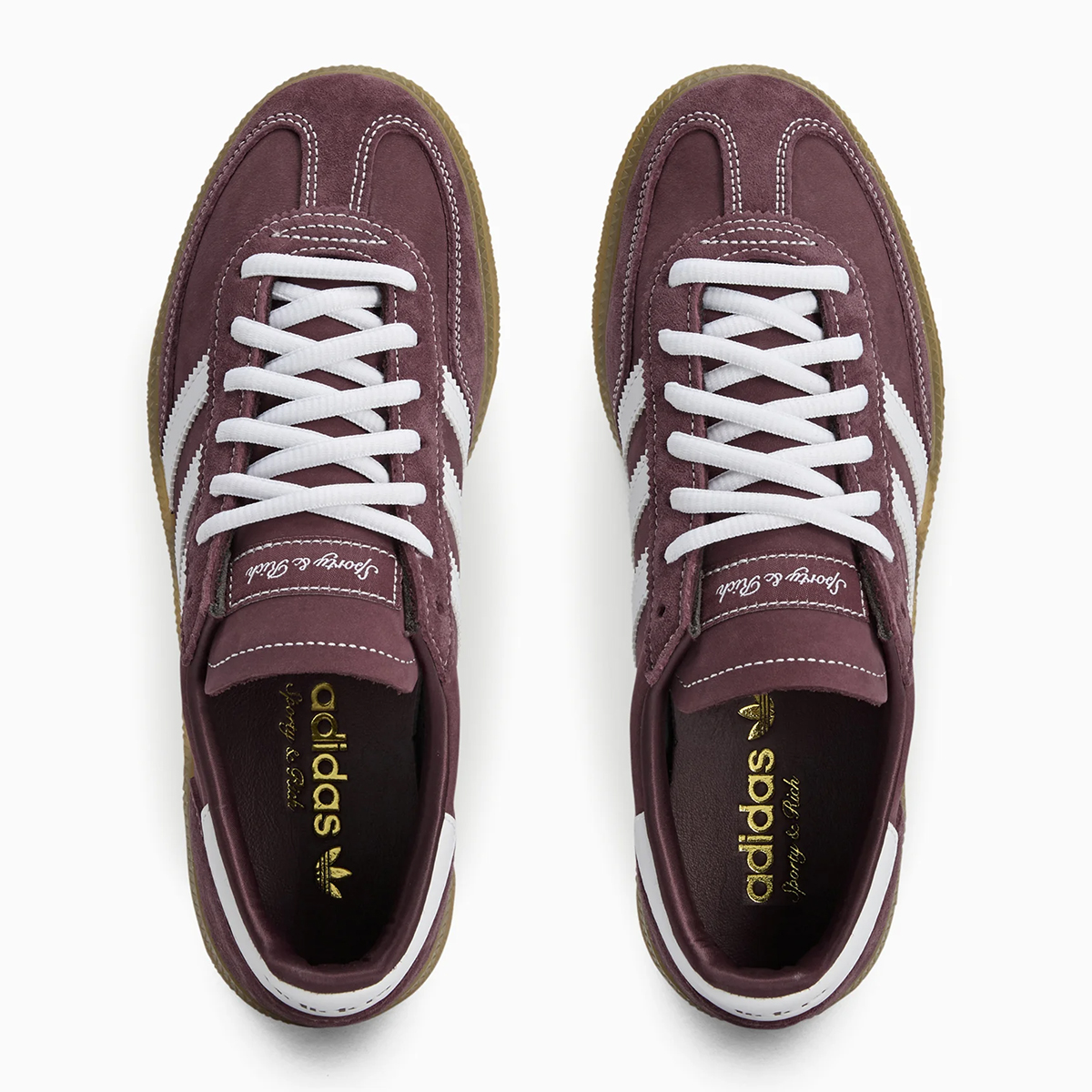 Sporty And Rich Adidas Handball Spezial Shadow Red Jp7068 5
