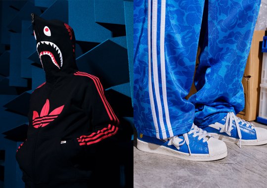 BAPE and adidas Are Dropping A Shark Hoodie With Their Superstar Collaboration