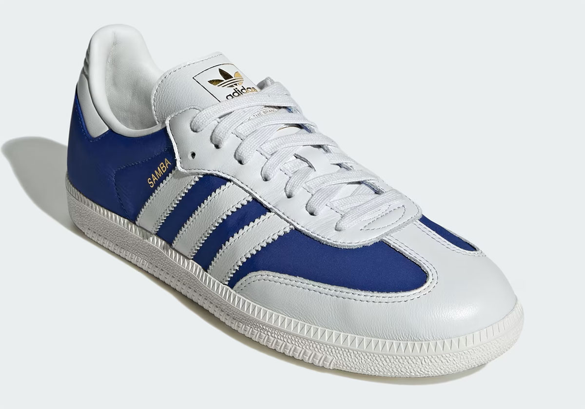Adidas Samba Crystal White Royal Blue Ji3203 5