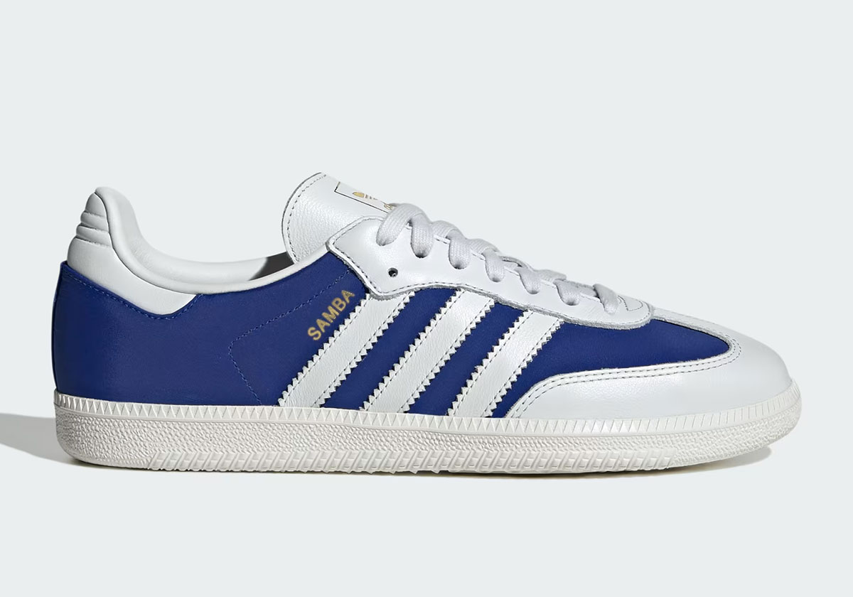 Adidas Samba Crystal White Royal Blue Ji3203 8