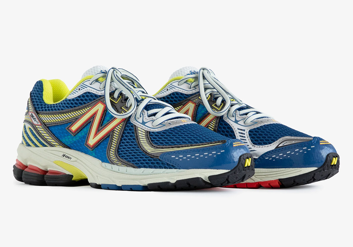 Aime Leon Dore New Balance 860 V2 Blue Red Ml860da2 5