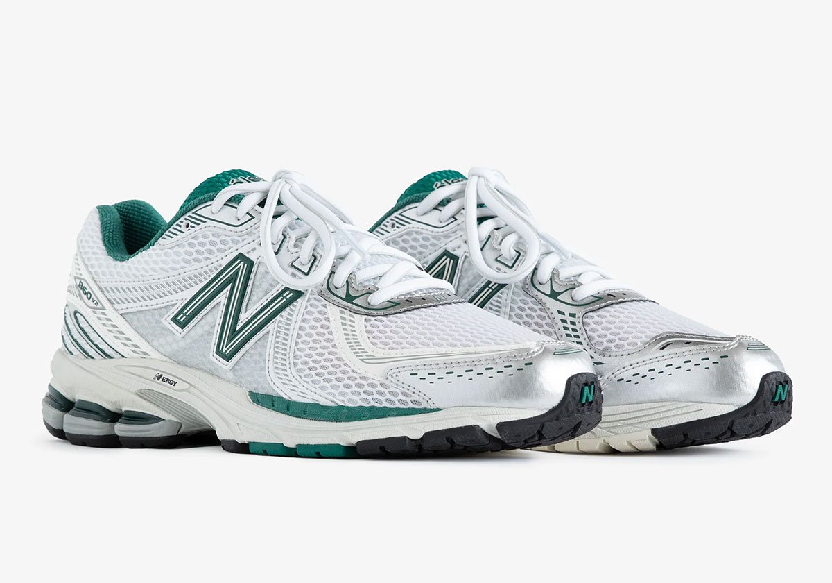Aime Leon Dore New Balance 860 V2 White Green Ml860dc2 2