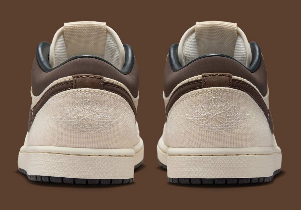 Air Jordan 1 Low Pale Ivory Off Noir Baroque Brown Ib8058 110 8