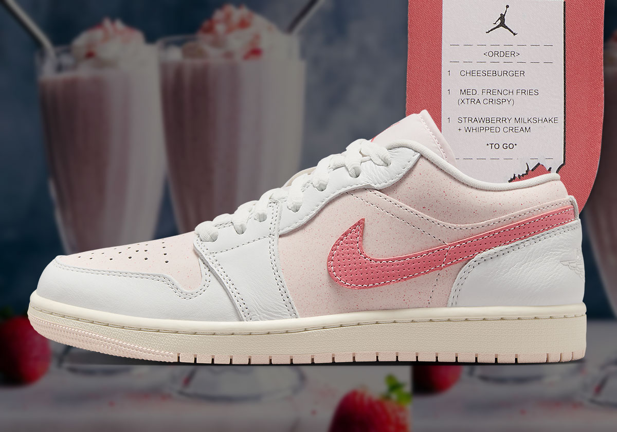 Jordan Brand Orders An Air Jordan 1 Low “Strawberry Milkshake”