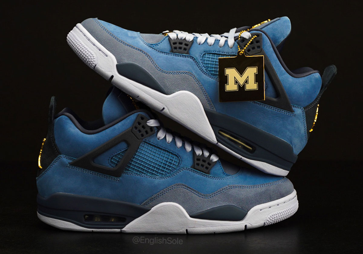 The Michigan Wolverines Rake Up An Air Jordan 4 PE