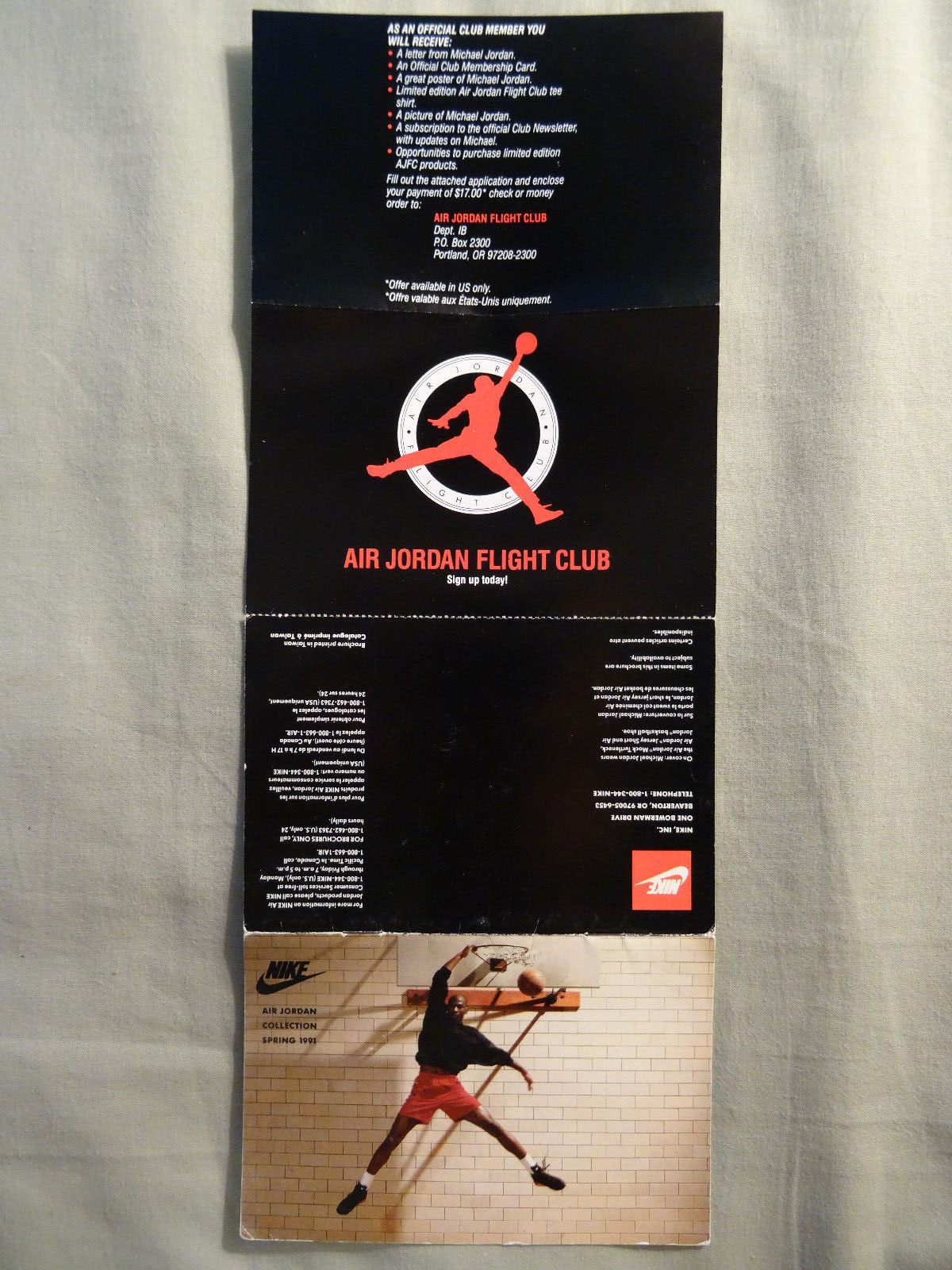 Air Jordan Flight Club 1991 Pamphlet