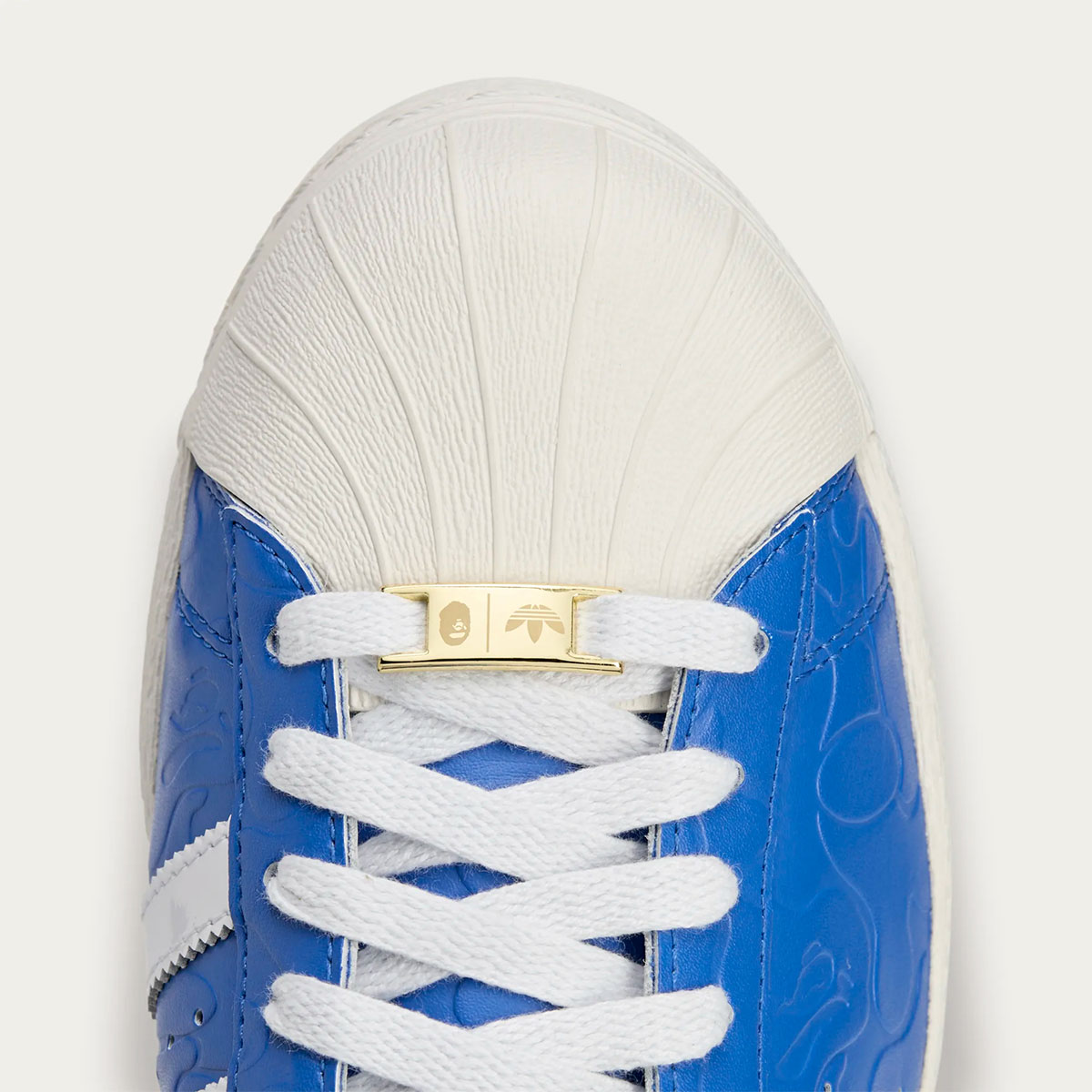 Bape Adidas Superstar Blue Jr2702 4