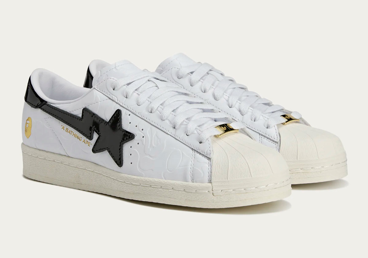 Bape Adidas Superstar White Jr2701 5