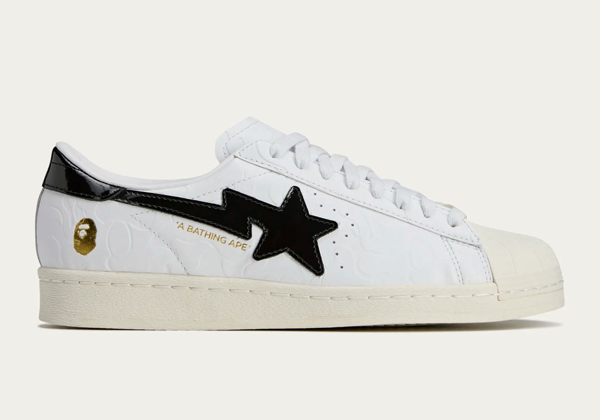 Bape Adidas Superstar White Jr2701 6