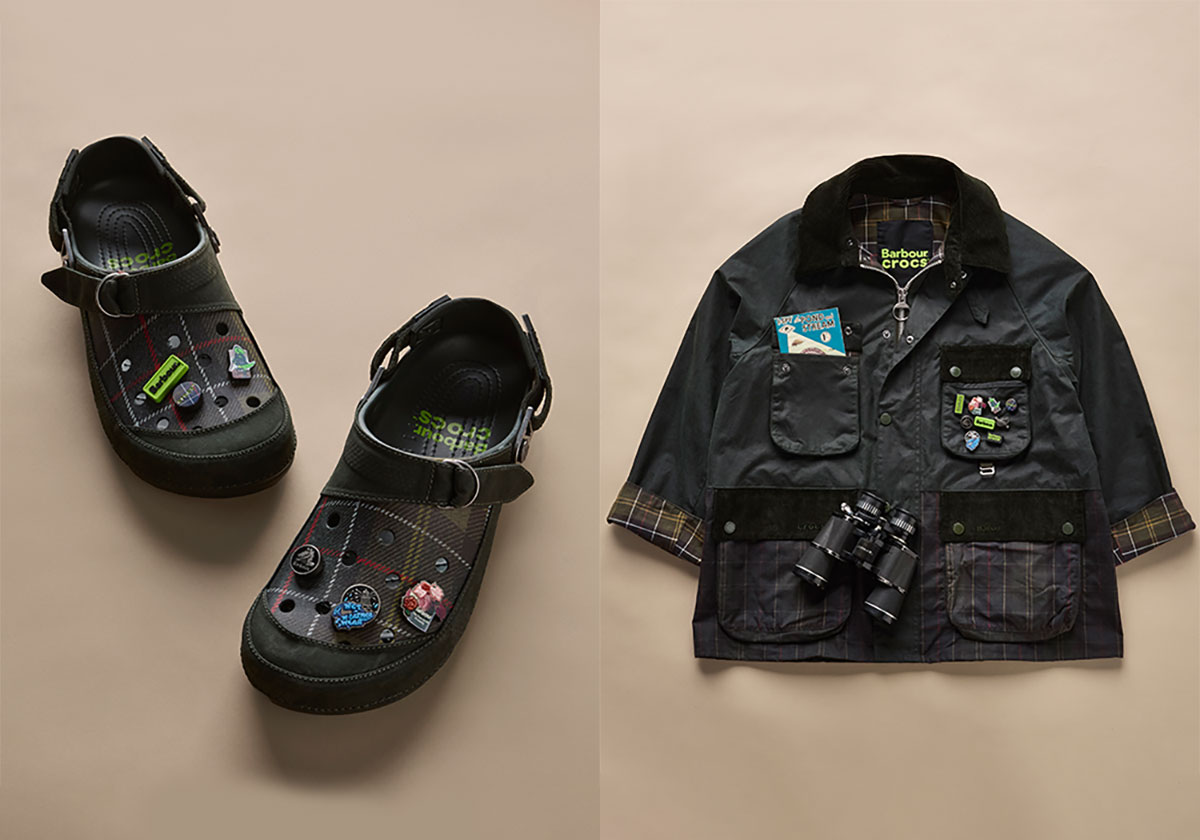 Barbour Brings Classic British Style To Their Crocs Collab