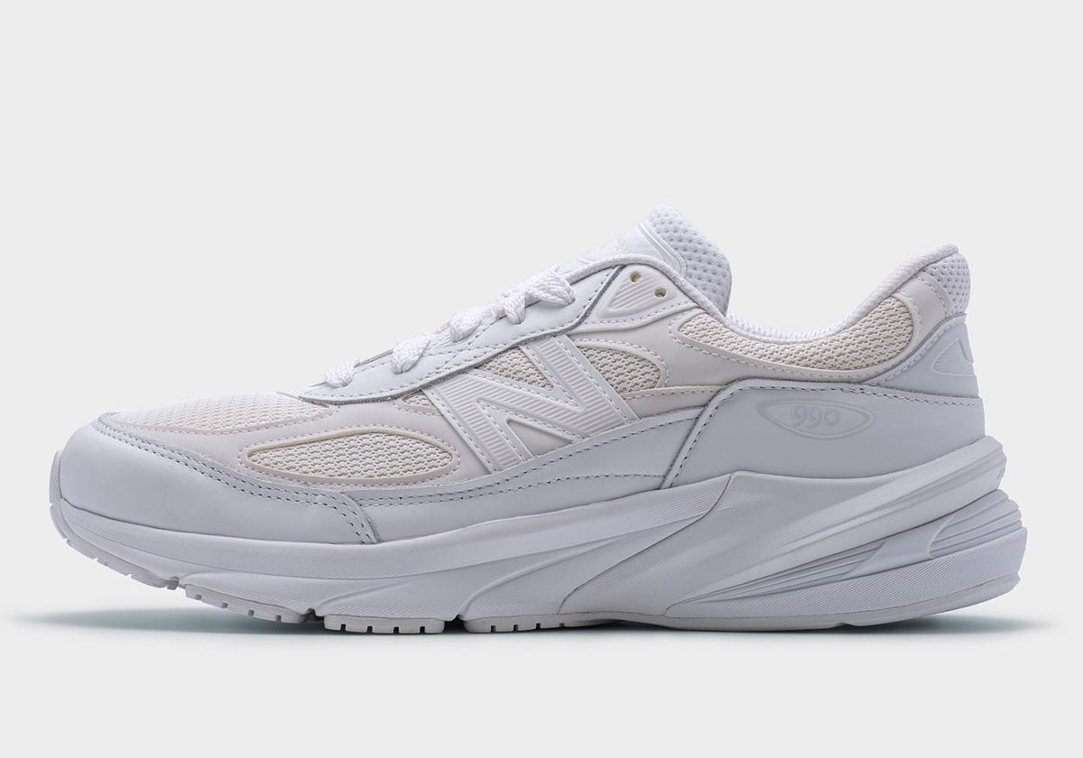 Comme Des Garcons Homme New Balance 990v6 White 3