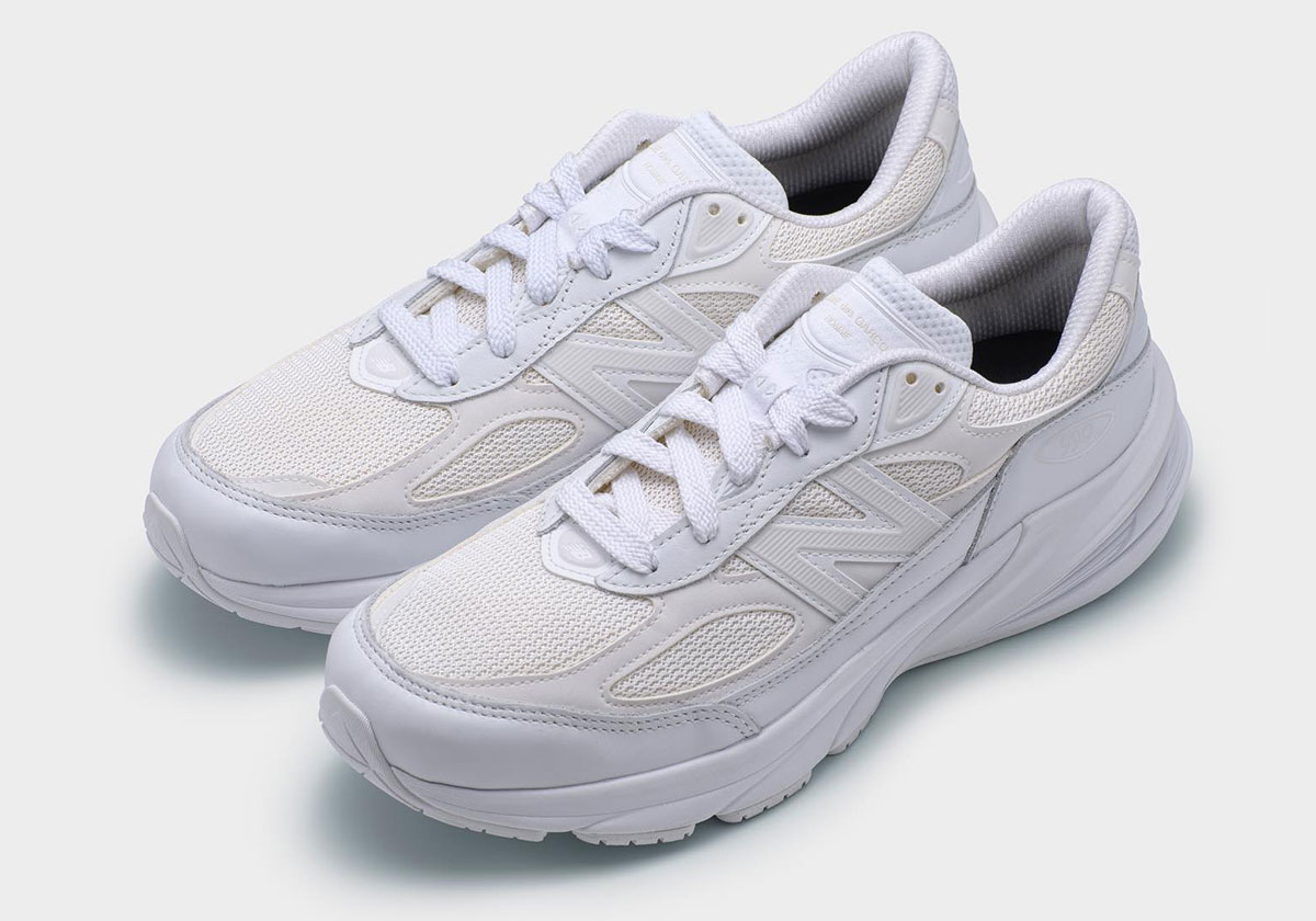 Comme Des Garcons Homme New Balance 990v6 White 5