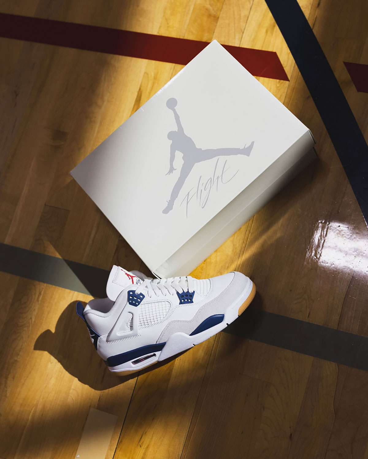 Jordan 4 Sb Navy Raffles 4