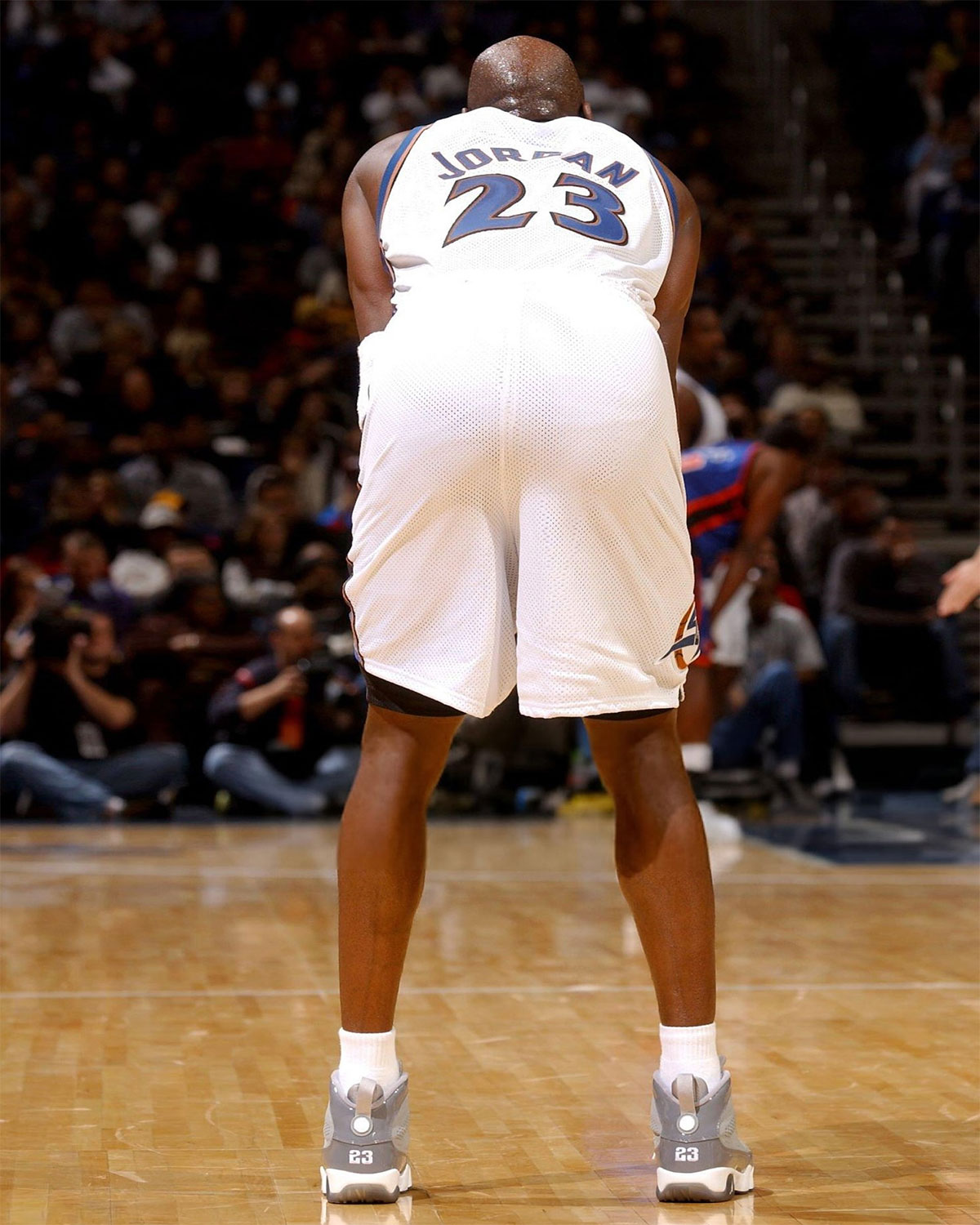 Michael Jordan Wearing Air Jordan 9 Cool Grey 2