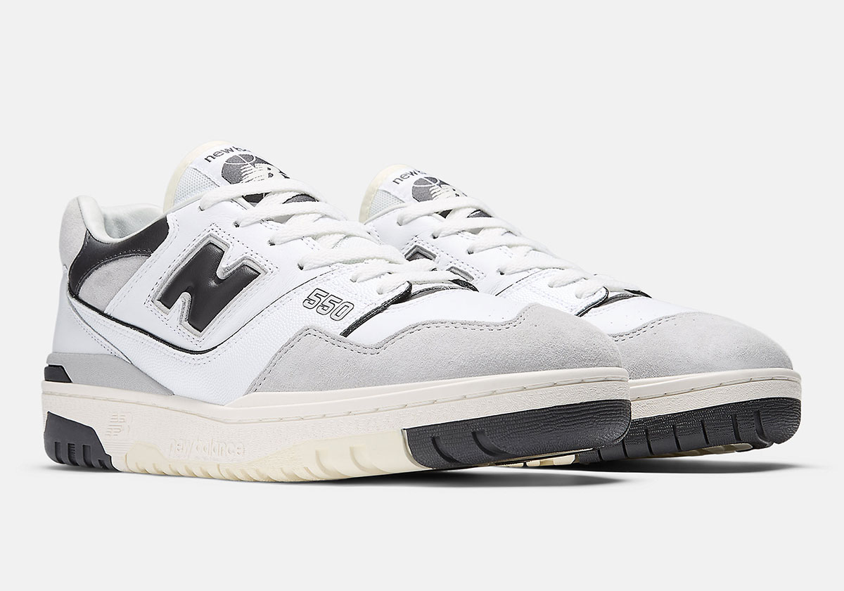 The New Balance 550 Shakes Out A "Salt & Pepper" Colorway