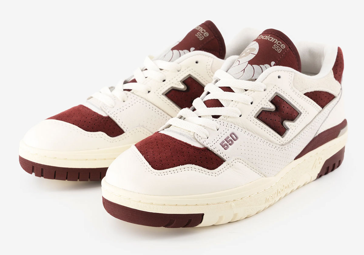 AVAILABLE NOW: New Balance 550 "Classic Crimson"