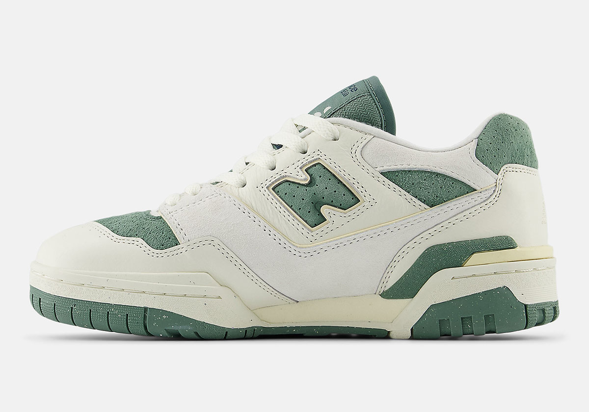 New Balance 550 Womens Sea Salt Dark Juniper Bbw550pe 2