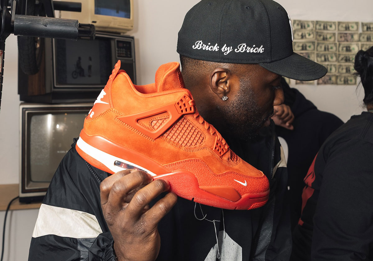 Where To Buy The Nigel Sylvester x Air Jordan 4 “Brick By Brick”