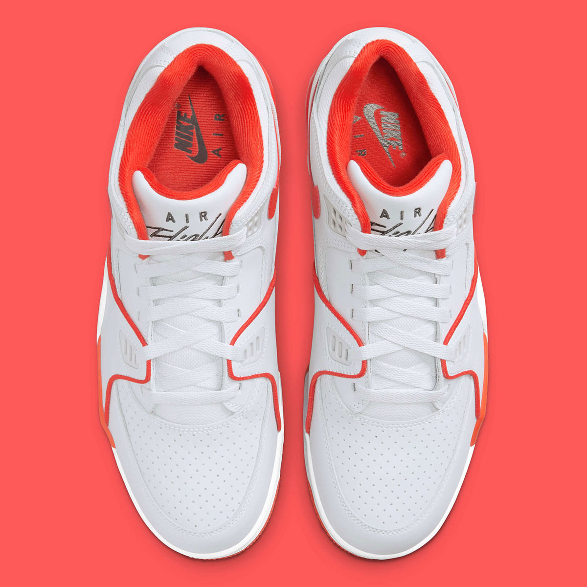 Nike Air Flight 89 Low White Crimson Hj4484 001 8