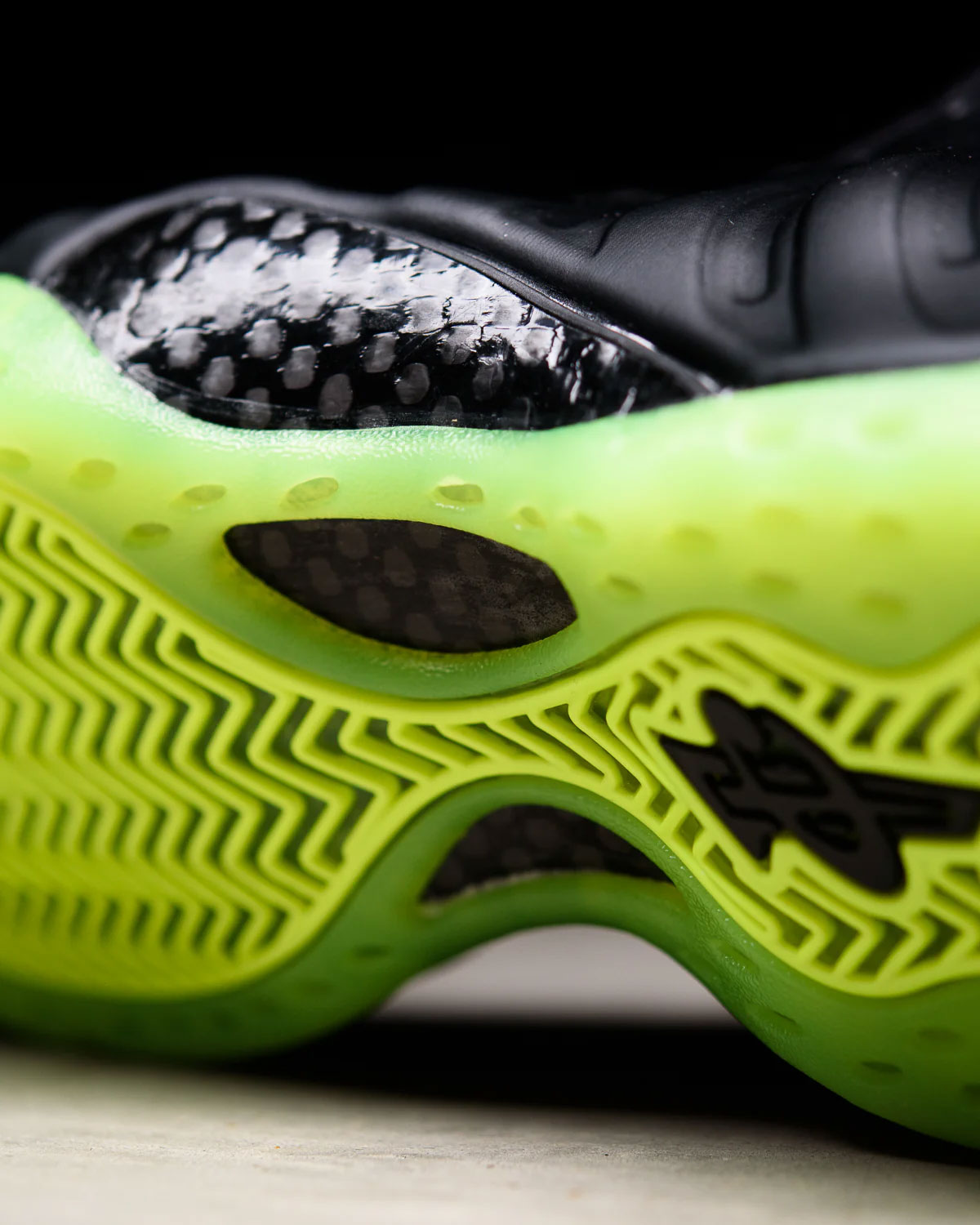 Nike Air Foamposite One Black Volt Store List 5