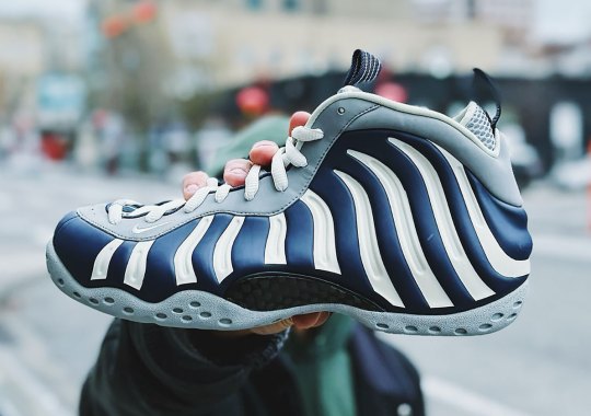 The Unreleased Nike Air Foamposite” New York Yankees” Sample Has Emerged