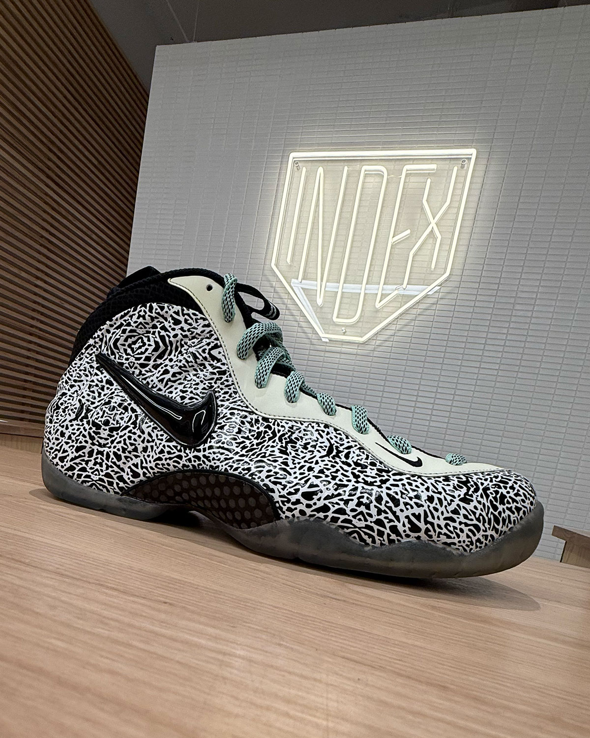 Nike Air Foamposite Pro Glow In The Dark Elephant Print Sample 5