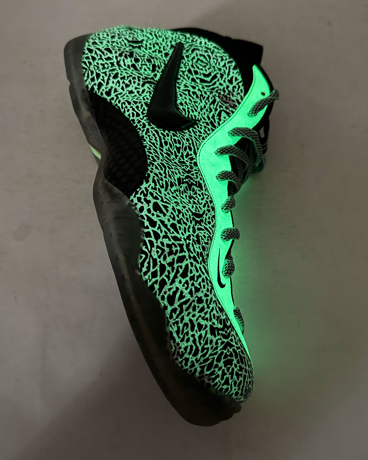 Nike Air Foamposite Pro Glow In The Dark Elephant Print Sample 6