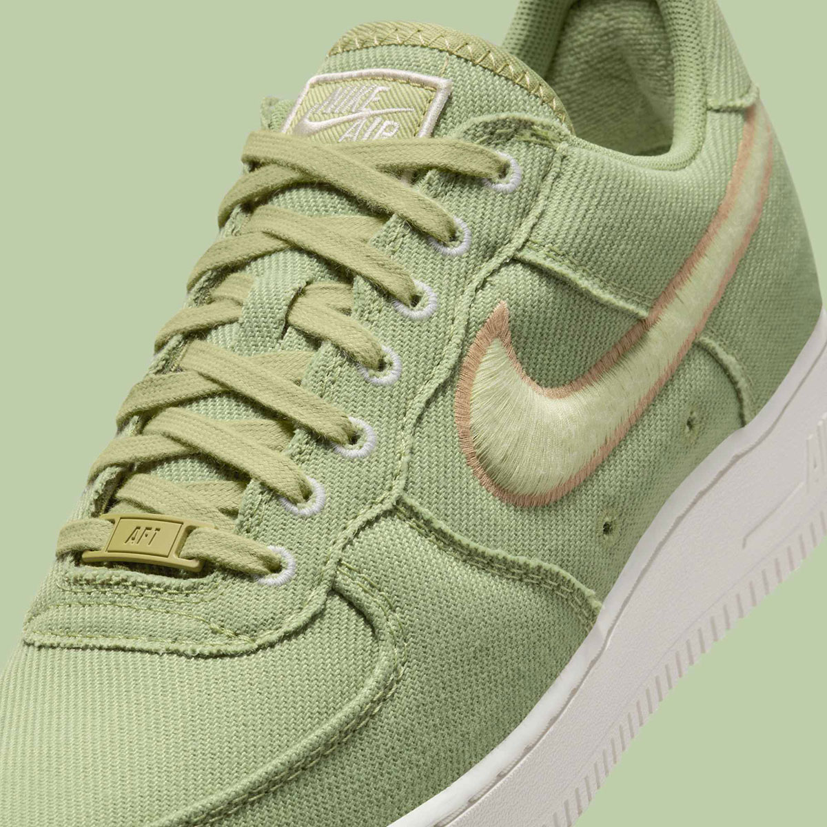 Nike Air Force 1 Low Canvas Dusty Olive Olive Aura Hemp Phantom Hv1204 300 2