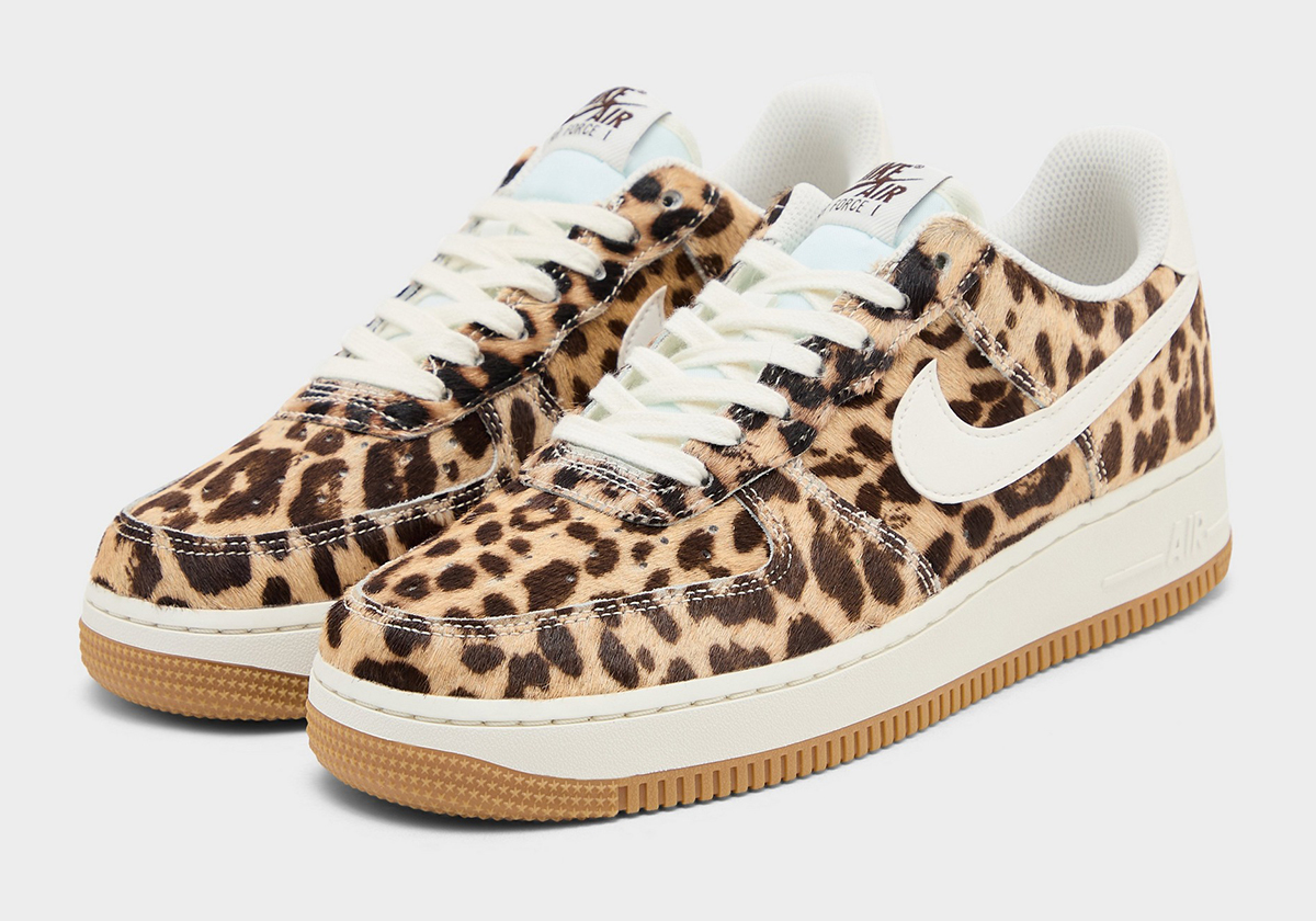 Hairy Leopard Print Prowls On The Nike Air Force 1