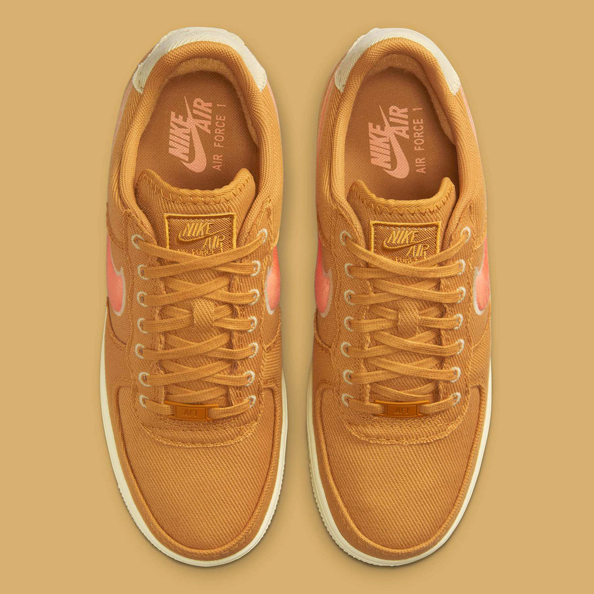 Nike Air Force 1 Low Tan Orange Hv1204 700 4