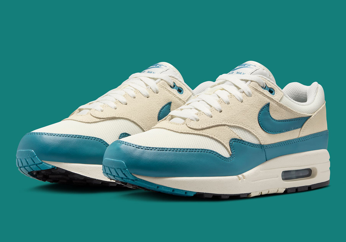 The Nike Air Max 1 Clutches "Soft Pearl" And "Smokey Blue"