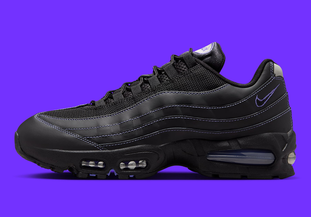 Nike Air Max 95 Black Persian Violet Wolf Grey Ib7936 001 4