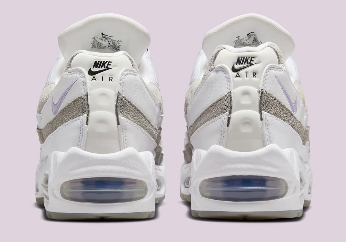 Nike Air Max 95 White Hydrangeas Light Graphite Pearl Grey Ib6396 100 3