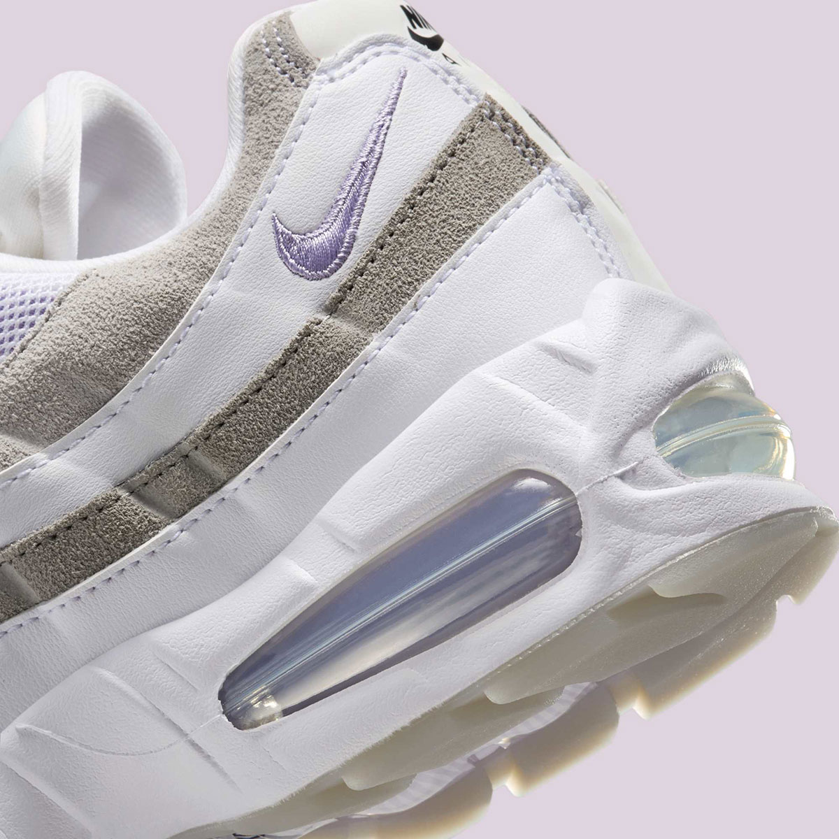 Nike Air Max 95 White Hydrangeas Light Graphite Pearl Grey Ib6396 100 5