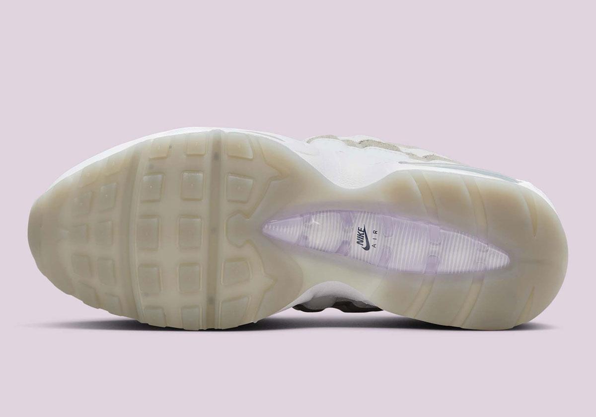 Nike Air Max 95 White Hydrangeas Light Graphite Pearl Grey Ib6396 100 7