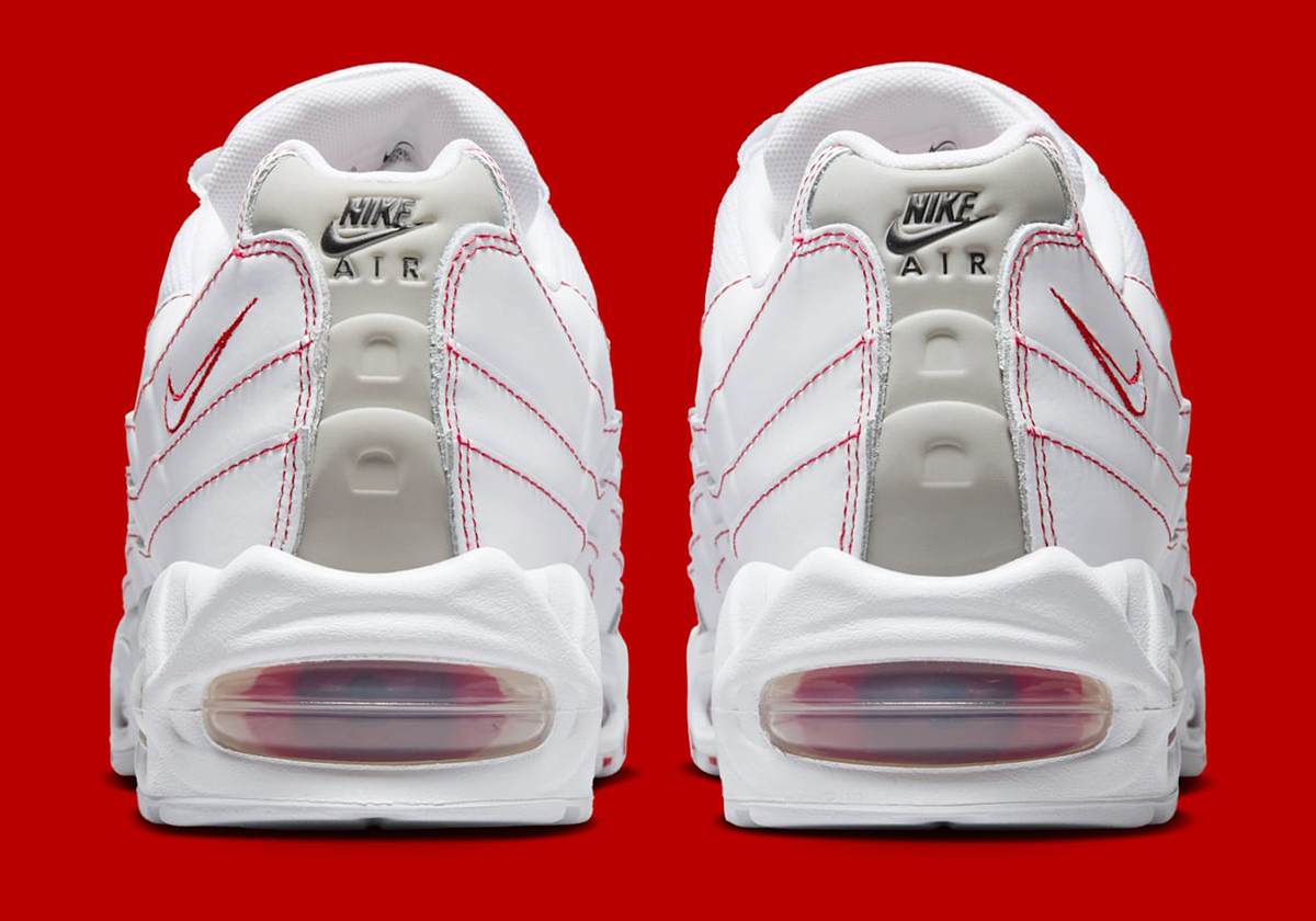 Nike Air Max 95 White University Red Wolf Grey Ib7936 100 5