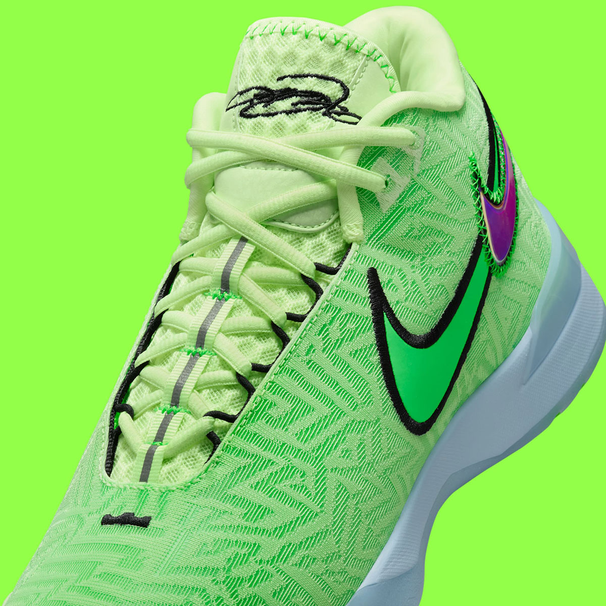 Nike Lebron Nxxt Genisus Barely Volt Celestine Blue Black Green Strike Hf0712 700 8